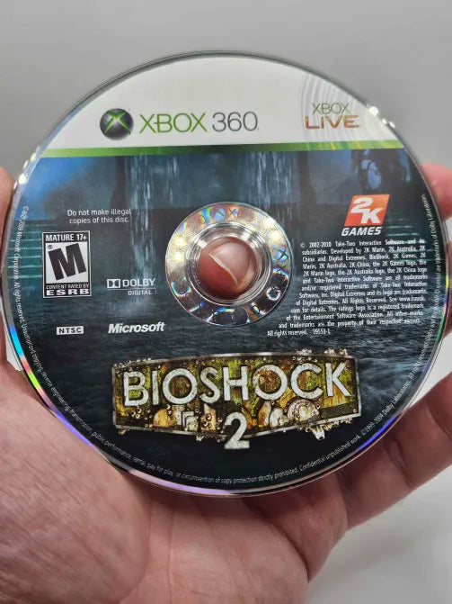 Xbox 360 Bioshock 2 Disc Front