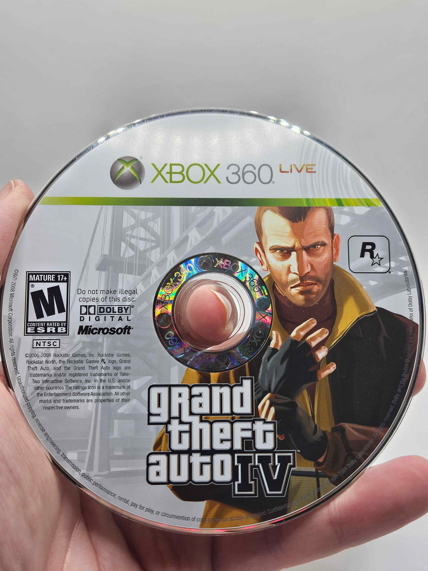 XBOX 360 - Grand Theft Auto IV - CiB w/Map - Great Condition