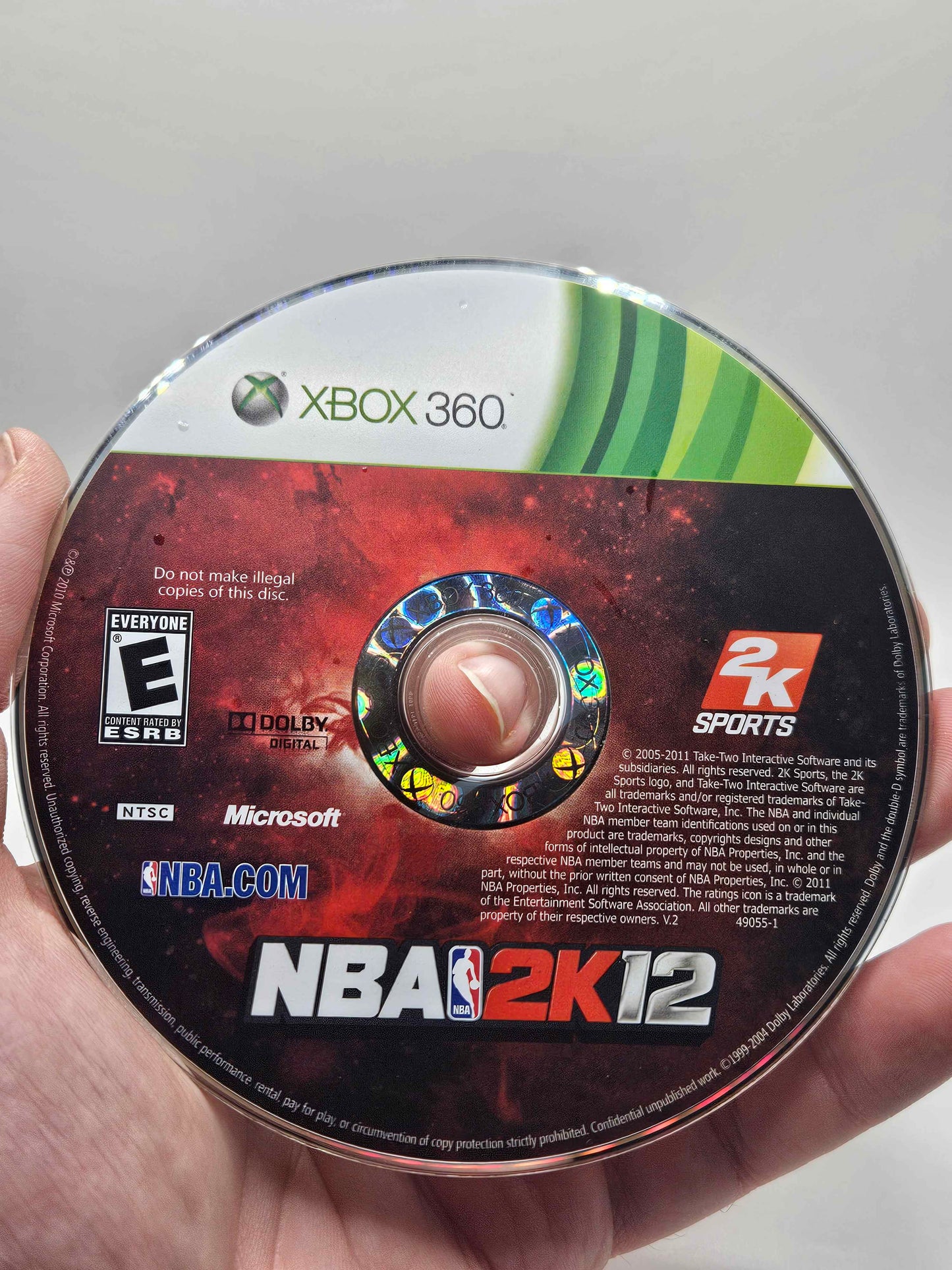 XBOX 360 - NBA 2K12 - CiB - Great Condition