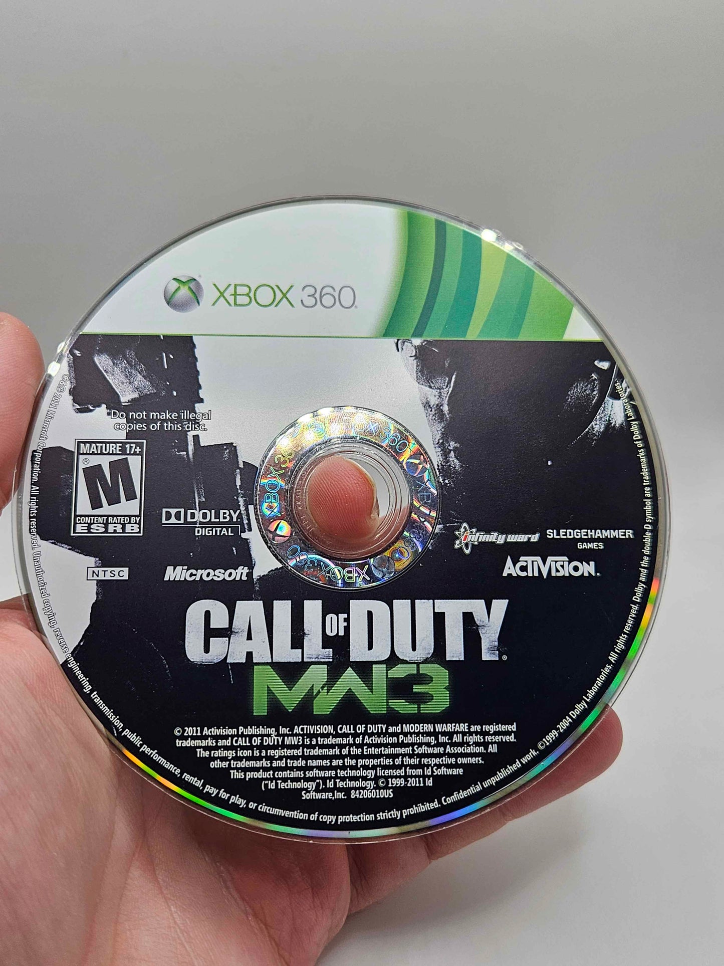 XBOX 360 - Call of Duty: MW3 - CiB - Good Condition