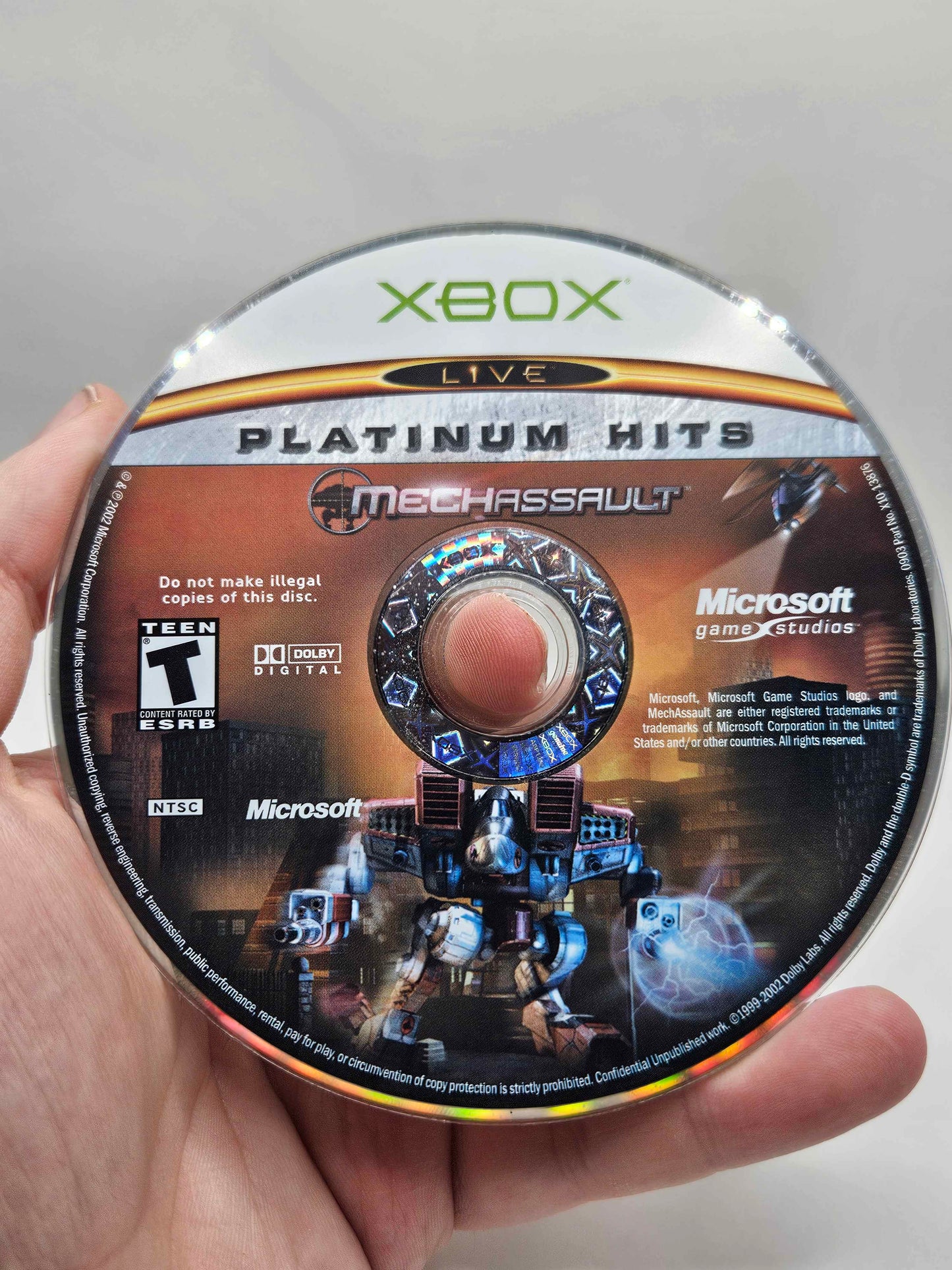 XBOX - MechAssault Platinum Hits - CiB - Great Condition