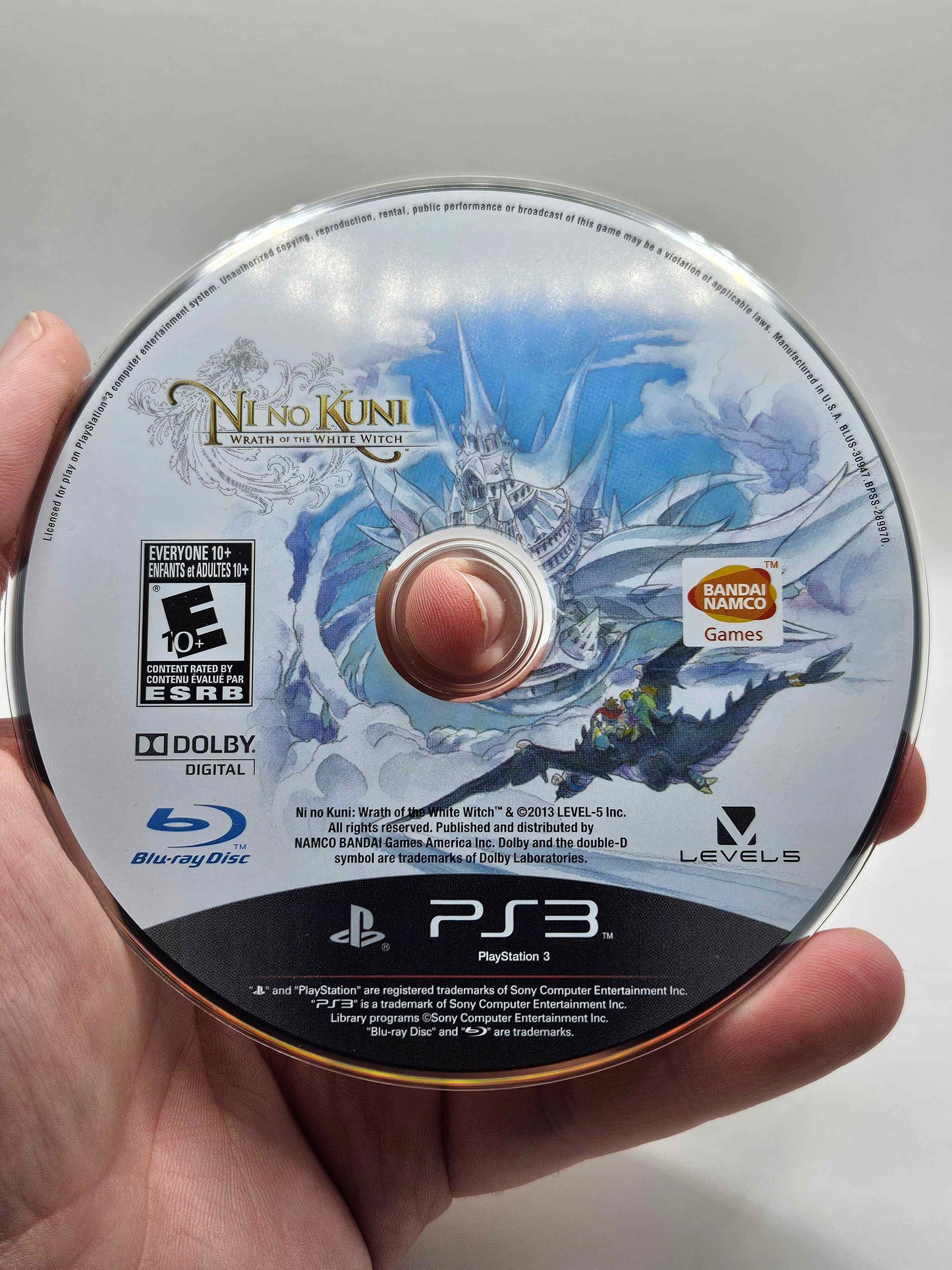 Playstation 3 - Ni No Kuni: Wrath of the White Witch - CiB - Great Condition