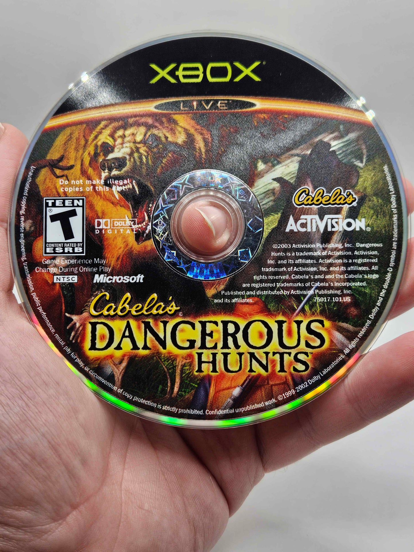 XBOX - Cabela's Dangerous Hunts - CiB - Great Condition