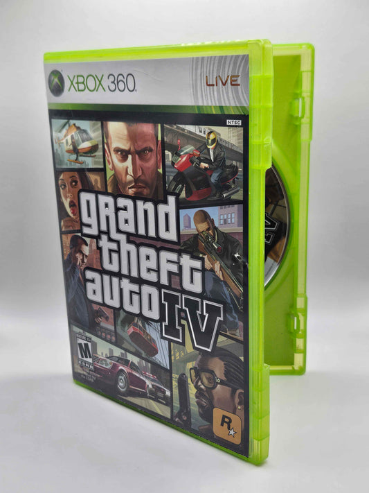 XBOX 360 - Grand Theft Auto IV - CiB w/Map - Great Condition