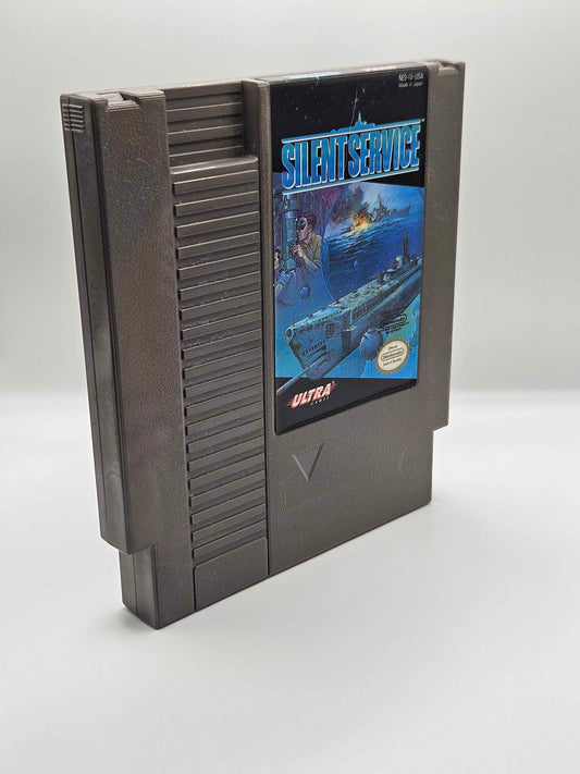 NES - Silent Service - Cartridge Only - Good Condition