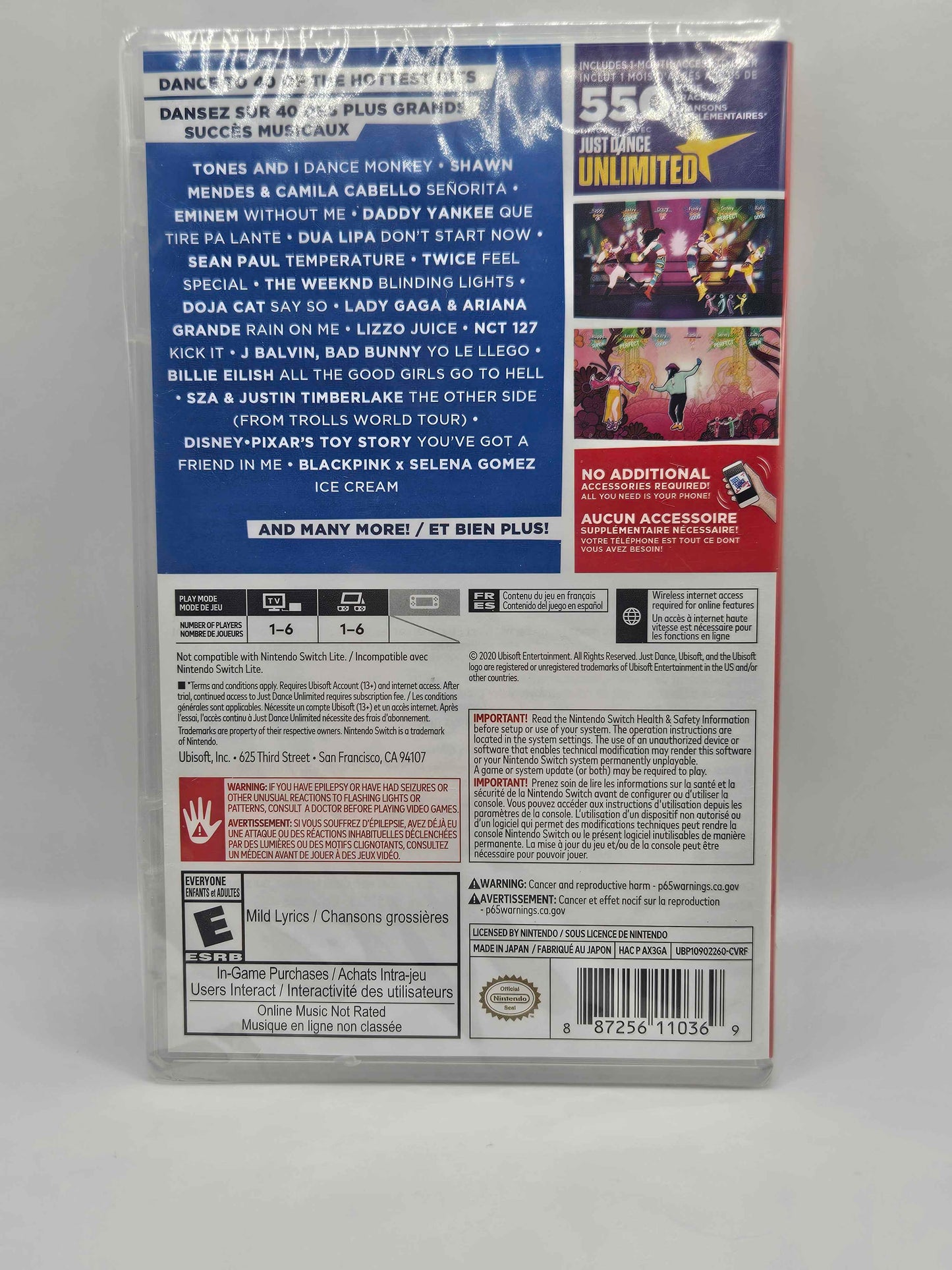 NINTENDO SWITCH - Just Dance 2021 - New (Factory Sealed)