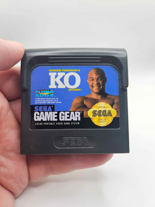 SEGA GAME GEAR - George Foreman's KO Boxing - Loose - Great Condition