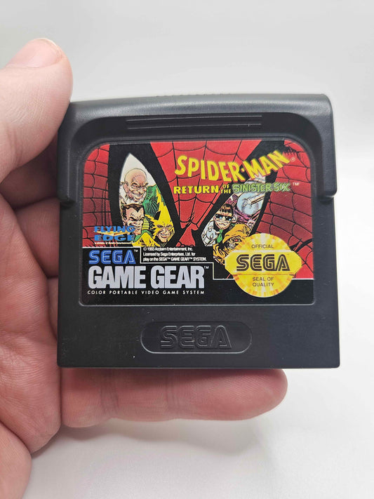 SEGA GAME GEAR - Spider-Man: Return of the Sinister Six - Loose - Good Condition